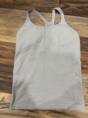 Women's Ribbed Lululemon Light Gray Ebb to Street